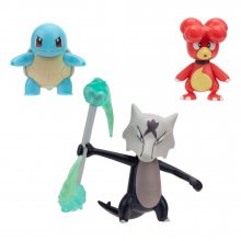 Pokémon Battle Figure Set 3-Pack Magby, Squirtle #4, Alolan Maro
