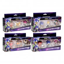 Sonic Prime Akční Figurky 3-Pack Figures 6 cm prodej v sadě (12)