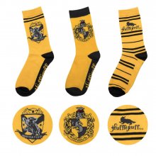 Harry Potter ponožky 3-Pack Hufflepuff