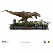 Jurassic Park Demi Art Scale Socha 1/20 T-Rex attacks Donald Ge