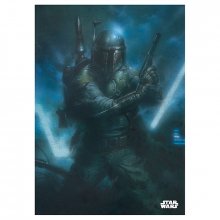 Star Wars kovový plakát Boba Fett 32 x 45 cm