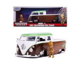 Guardians of the Galaxy kovový model 1/24 1963 Bus Pickup Groot