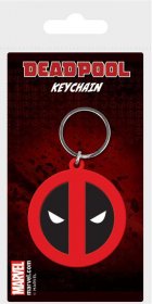 Marvel Comics gumový přívěsek na klíče Deadpool Symbol 6 cm