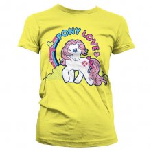Dámské triko My Little Pony Pony Love žluté