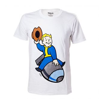 Fallout 4 tričko Vault Boy Bomber L