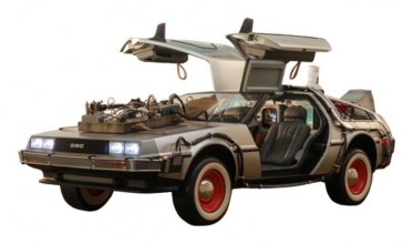 Back to the Future III Movie Masterpiece Vehicle 1/6 DeLorean Ti