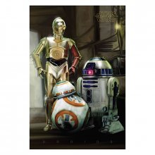 Plakát Star Wars Episode VII Droids 61 x 91 cm