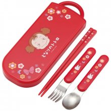 My Neighbor Totoro jídelní hůlky & Spoon & Fork Set Mei Red
