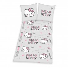 Hello Kitty povlečení Follow Me! 135 x 200 cm / 80 x 80 cm