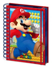 Super Mario 3D Wiro poznámkový blok A5 Mario