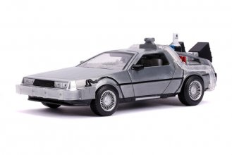 Back to the Future II Hollywood Rides kovový model 1/24 DeLorea