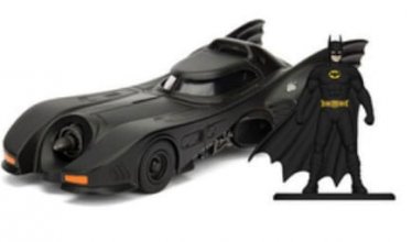 DC Comics kovový model 1/32 Batman 1989 Batmobile