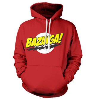 The Big Bang Theory hoodie mikina Bazinga Super Logo