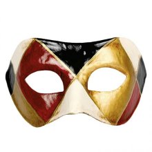 Karnevalová maska Colombina Arlecchino Classico