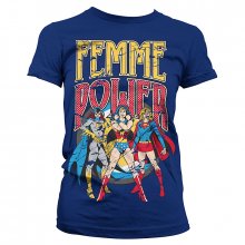 Dámské tričko DC Comics Femme Power Navy