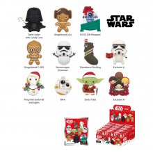 Star Wars PVC Bag Clips Star Wars Christmas Series 1 Display (24