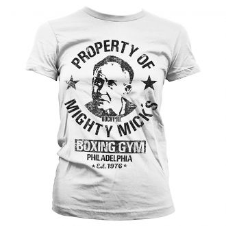 Rocky III Girly Tee Mighty Mick's Gym size S