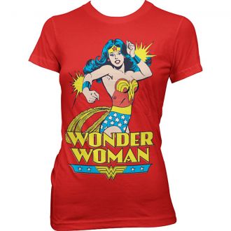 Červené Wonder Woman Dámské tričko Diana