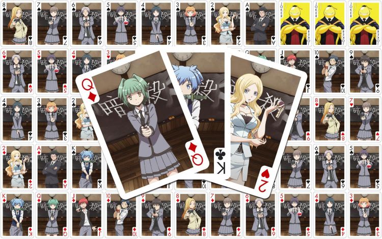 Assassination Classroom herní karty Characters - Kliknutím na obrázek zavřete