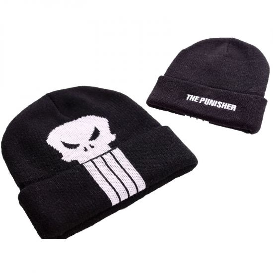 Čepice - Pletená čepice Marvel Punisher Logo - Kliknutím na obrázek zavřete