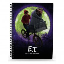 E.T. the Extra-Terrestrial poznámkový blok with 3D-Effect Elliot