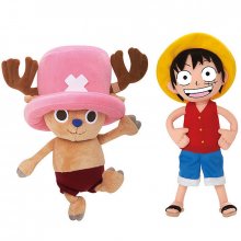 Plyšové hračky One Piece Luffy & Chopper 27 cm