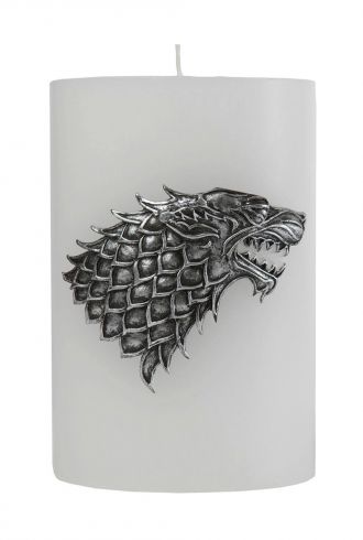 Game of Thrones XL svíčka Stark 15 x 10 cm