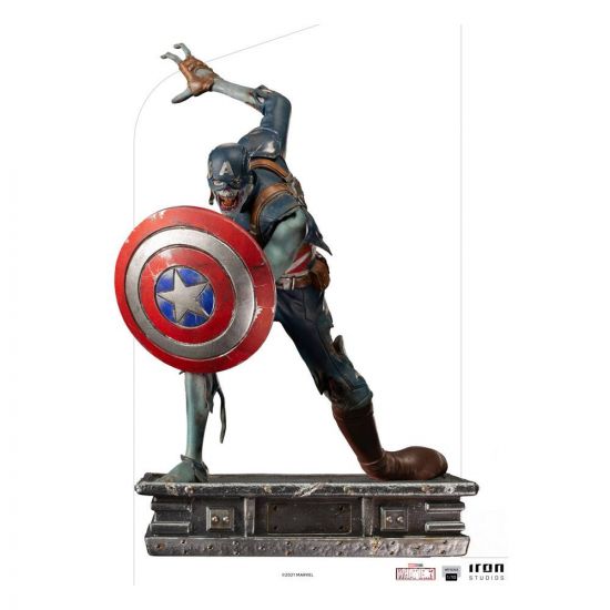 What If...? Art Scale Socha 1/10 Captain America Zombie 22 cm - Kliknutím na obrázek zavřete