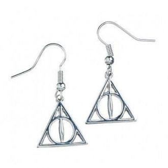 Harry Potter Deathly Hallows Naušnice (silver plated)