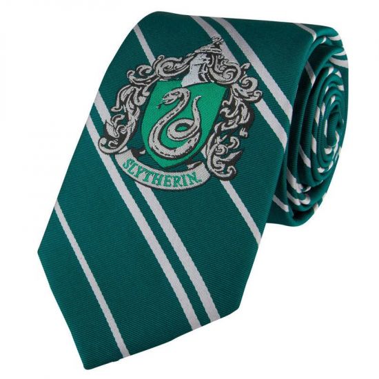Harry Potter Woven Necktie Zmijozel New Edition - Kliknutím na obrázek zavřete