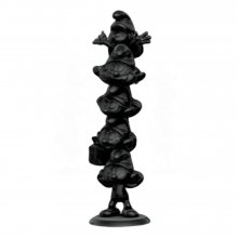 The Smurfs Resin Socha Smurfs Column Black Edition 50 cm