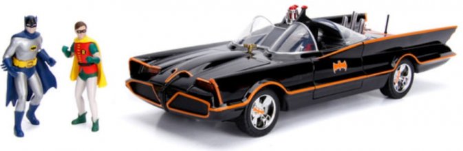DC Comics kovový model 1/18 Batman Classic Batmobile