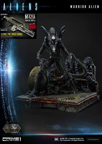 Aliens Premium Masterline Series Socha Warrior Alien Deluxe Bon