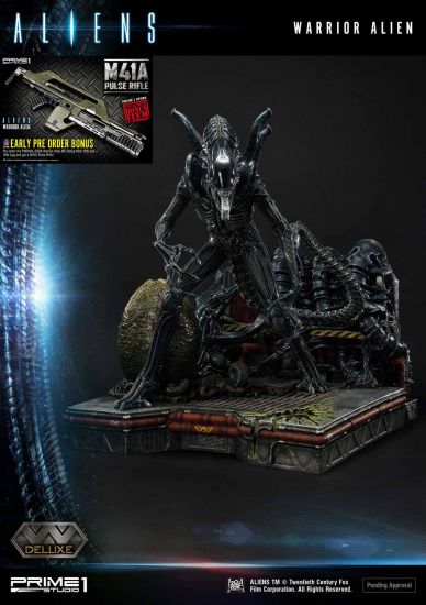 Aliens Premium Masterline Series Socha Warrior Alien Deluxe Bon - Kliknutím na obrázek zavřete