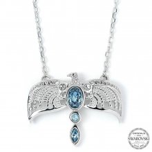 Harry Potter x Swarovski náhrdelník & Charm Diadem (Sterling Sil