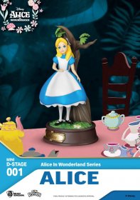 Alice in Wonderland Mini Diorama Stage PVC Socha Alice 10 cm