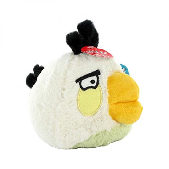 Angry Birds plyšák se zvukovými efekty White bird 12 cm - Kliknutím na obrázek zavřete