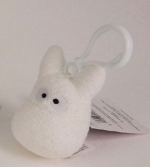 Muj soused Totoro Plush batoh Clip Totoro white 6 cm