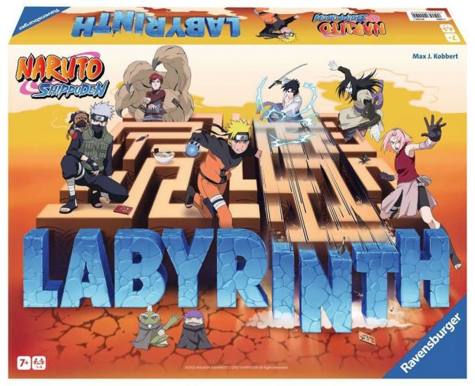 Naruto Shippuden desková hra Labyrinth - Kliknutím na obrázek zavřete