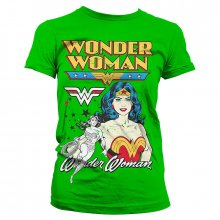 Wonder Woman Posing Dámské tričko zelené