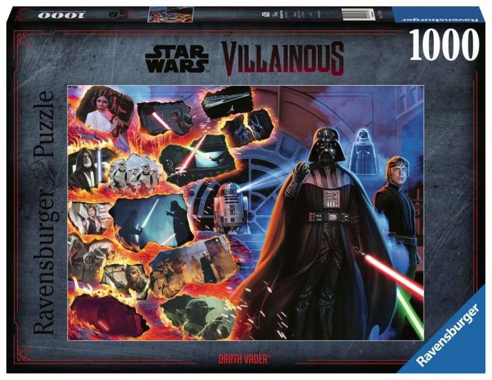 Star Wars Villainous skládací puzzle Darth Vader (1000 pieces) - Kliknutím na obrázek zavřete