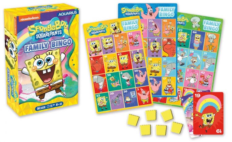 SpongeBob desková hra Family Bingo *English Version* - Kliknutím na obrázek zavřete