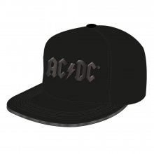 ACDC Snapback kšiltovka Shiny Black Logo