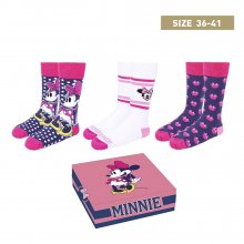 Disney ponožky 3-Pack Minnie Mouse 36-41