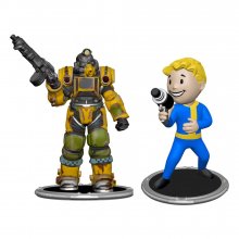 Fallout mini figurky 2-Pack Set A Excavator & Vault Boy (Gun) 7