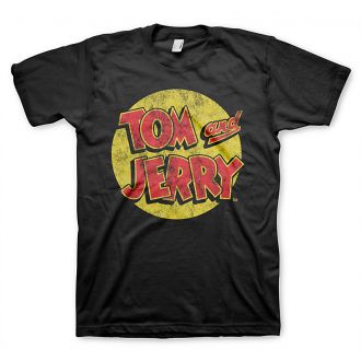 Tom and Jerry men t-shirt Logo