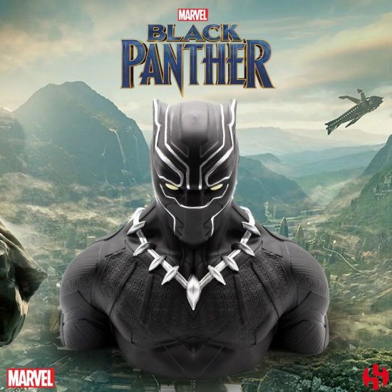 Marvel Comics pokladnička Black Panther Wakanda Deluxe 20 cm - Kliknutím na obrázek zavřete