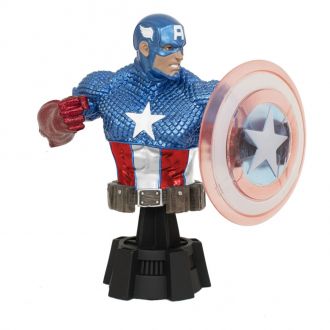 Marvel Comics Bust 1/7 Captain America (Holo Shield) SDCC 2023 E