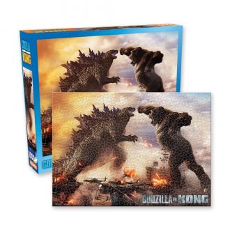 Godzilla skládací puzzle Godzilla vs. Kong (1000 pieces)