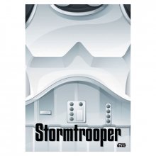 Star Wars kovový plakát Minimalist Stormtrooper 32 x 45 cm